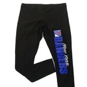 New York Rangers Black Leggings